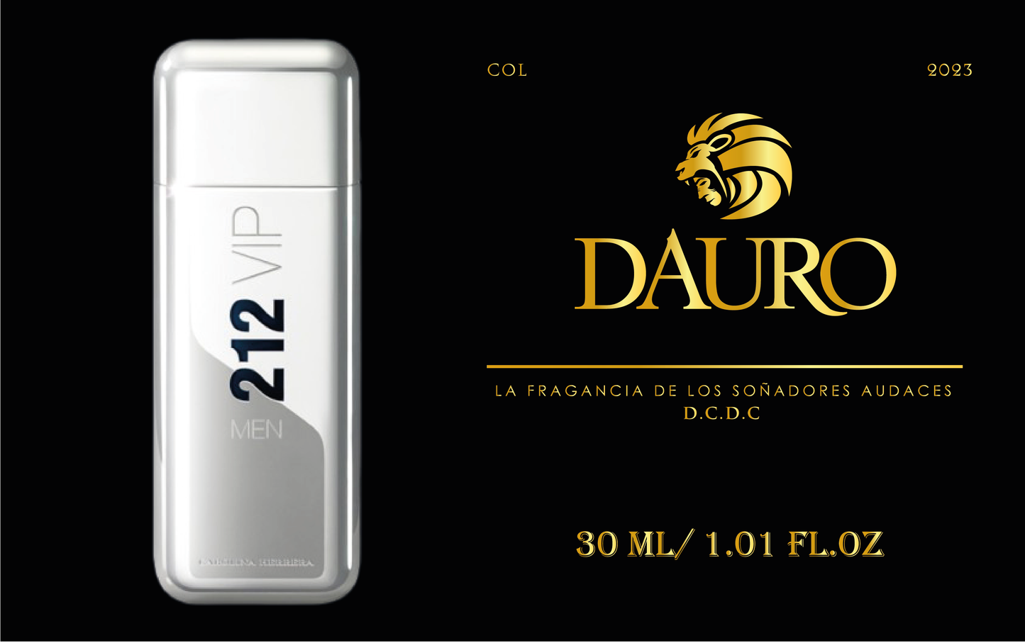 2- 212 VIP Men Carolina Herrera 30 ml
