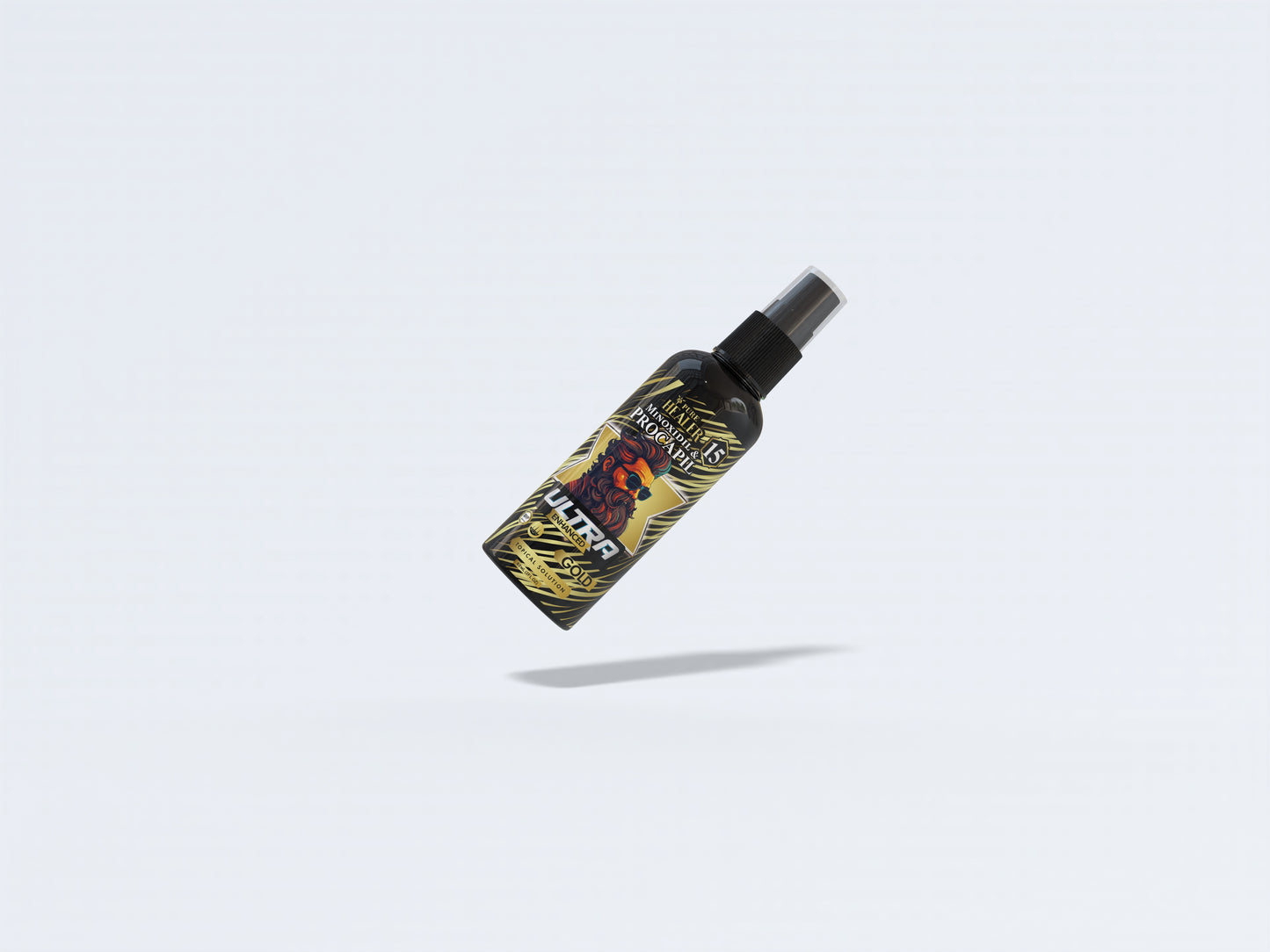 Minoxidil Gold X2 15% Cabello y Barba Ultra Mejorado / 60ML