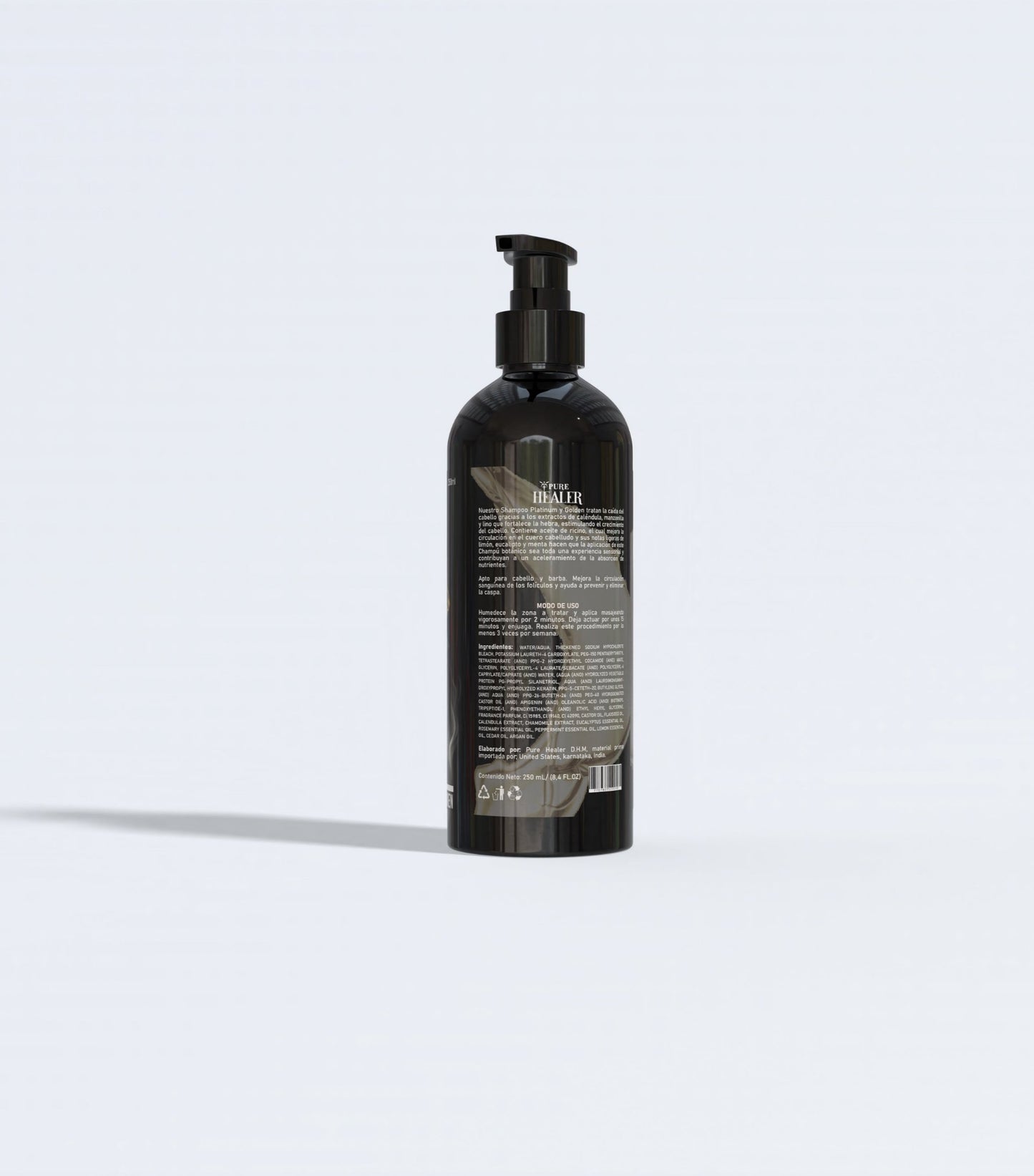 Shampoo Golden Minoxidil & Procapil 10% Con Aceite de Cedro / 125ML
